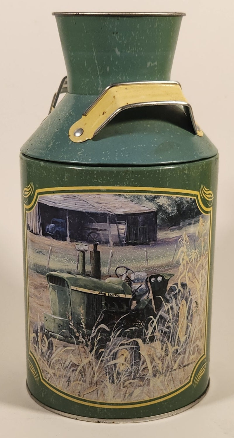 2008 John Deere Judy Richardson Tractors 8" Tin Metal Milk Creamer Jug Can 4