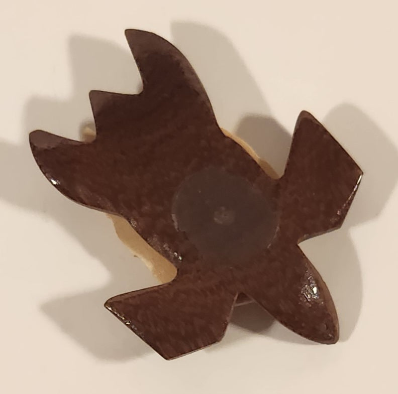 Miniature Sea Turtle 2 1/2" Wood Carving 6