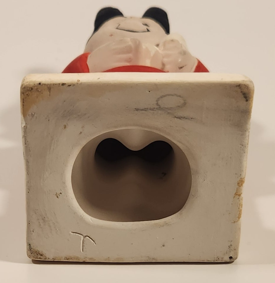 Vintage 1970s Little Lulu Holding Pal Puppy Dog 7 1/2" Hand Painted Ceramic Figurine 6