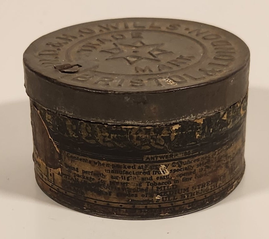 Antique W.D. & H.O. Wills Bristol & London Capstan Navy Cut Medium Tobacco Tin Metal Can 5