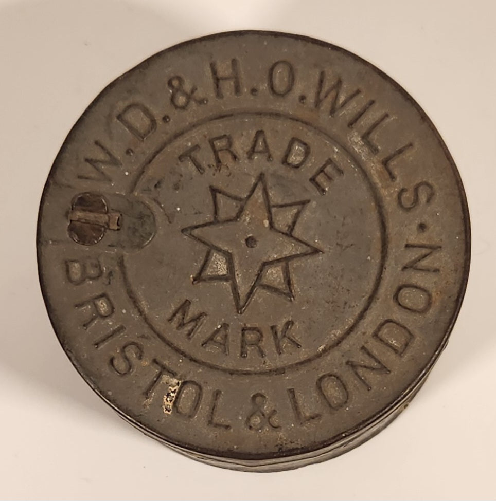 Antique W.D. & H.O. Wills Bristol & London Capstan Navy Cut Medium Tobacco Tin Metal Can 6