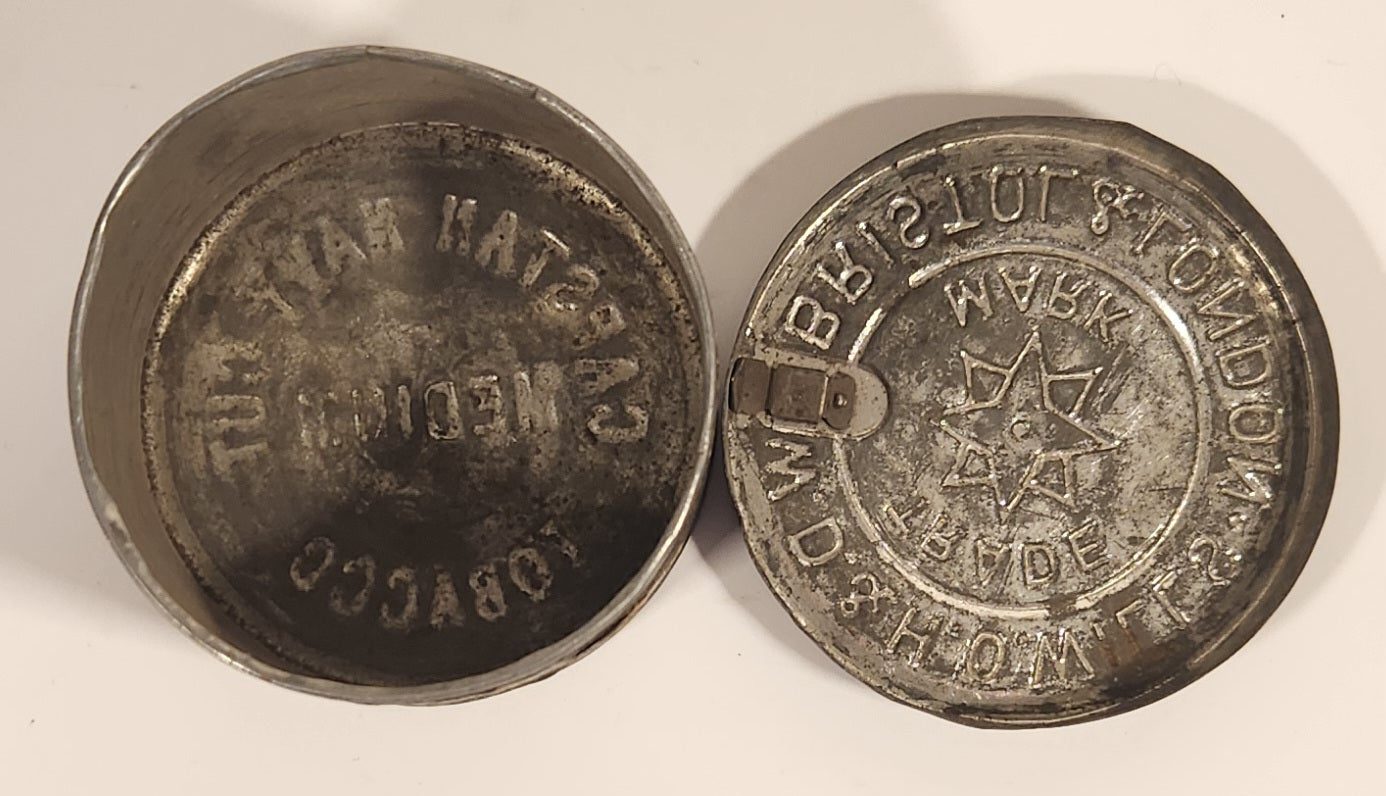 Antique W.D. & H.O. Wills Bristol & London Capstan Navy Cut Medium Tobacco Tin Metal Can 8