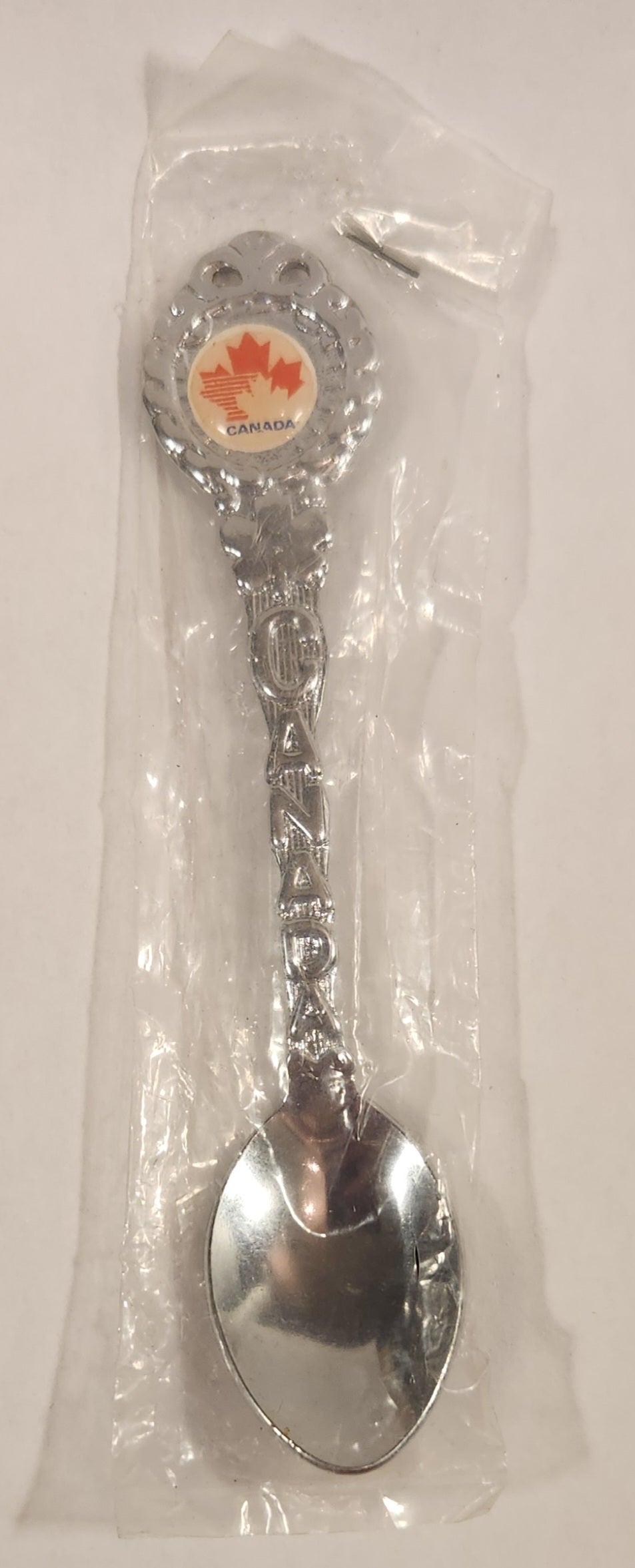 1994 Winter Olympics Team Canada Logo 4 5/8" Metal Spoon New in Package