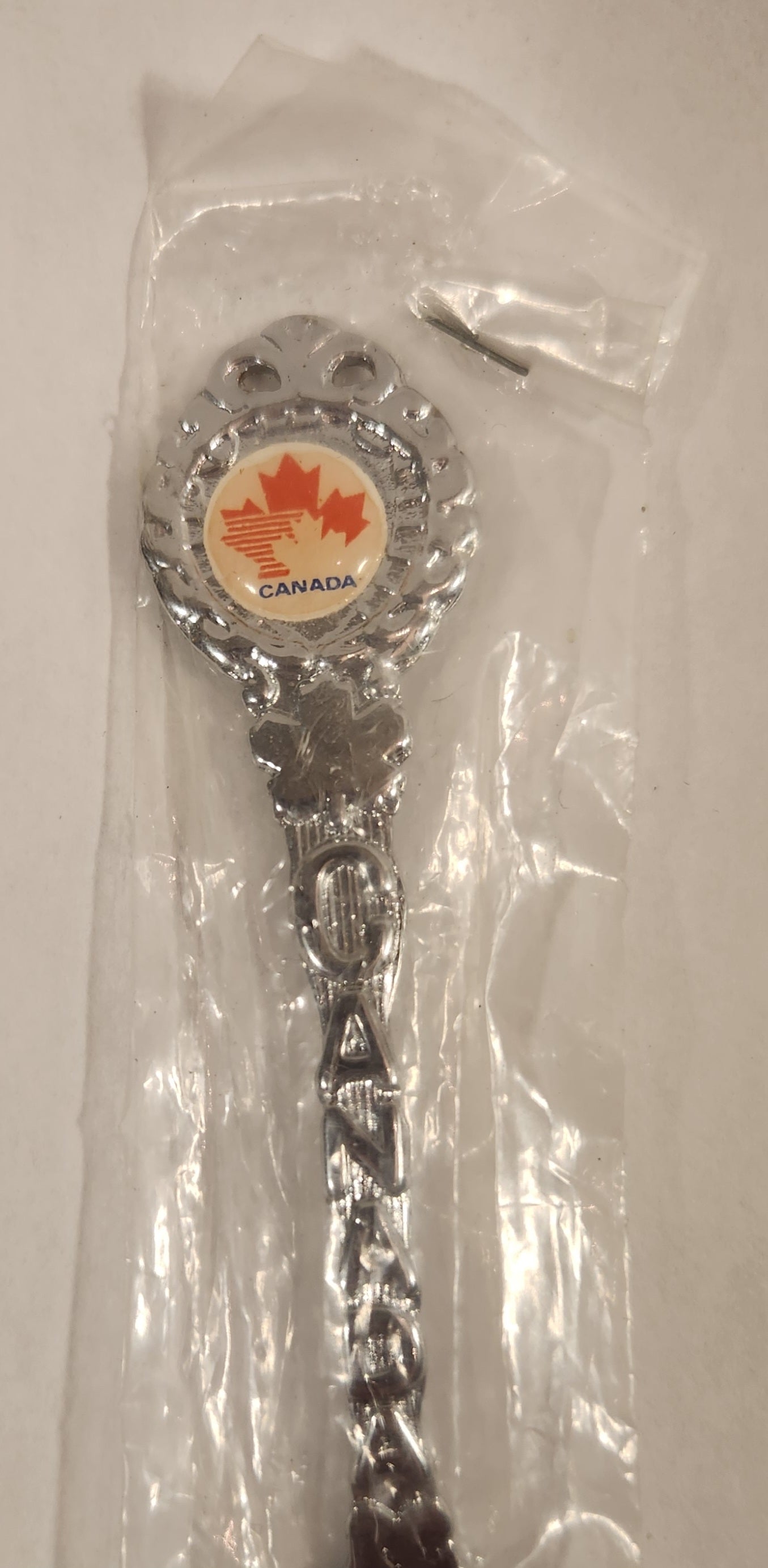 1994 Winter Olympics Team Canada Logo 4 5/8" Metal Spoon New in Package 2