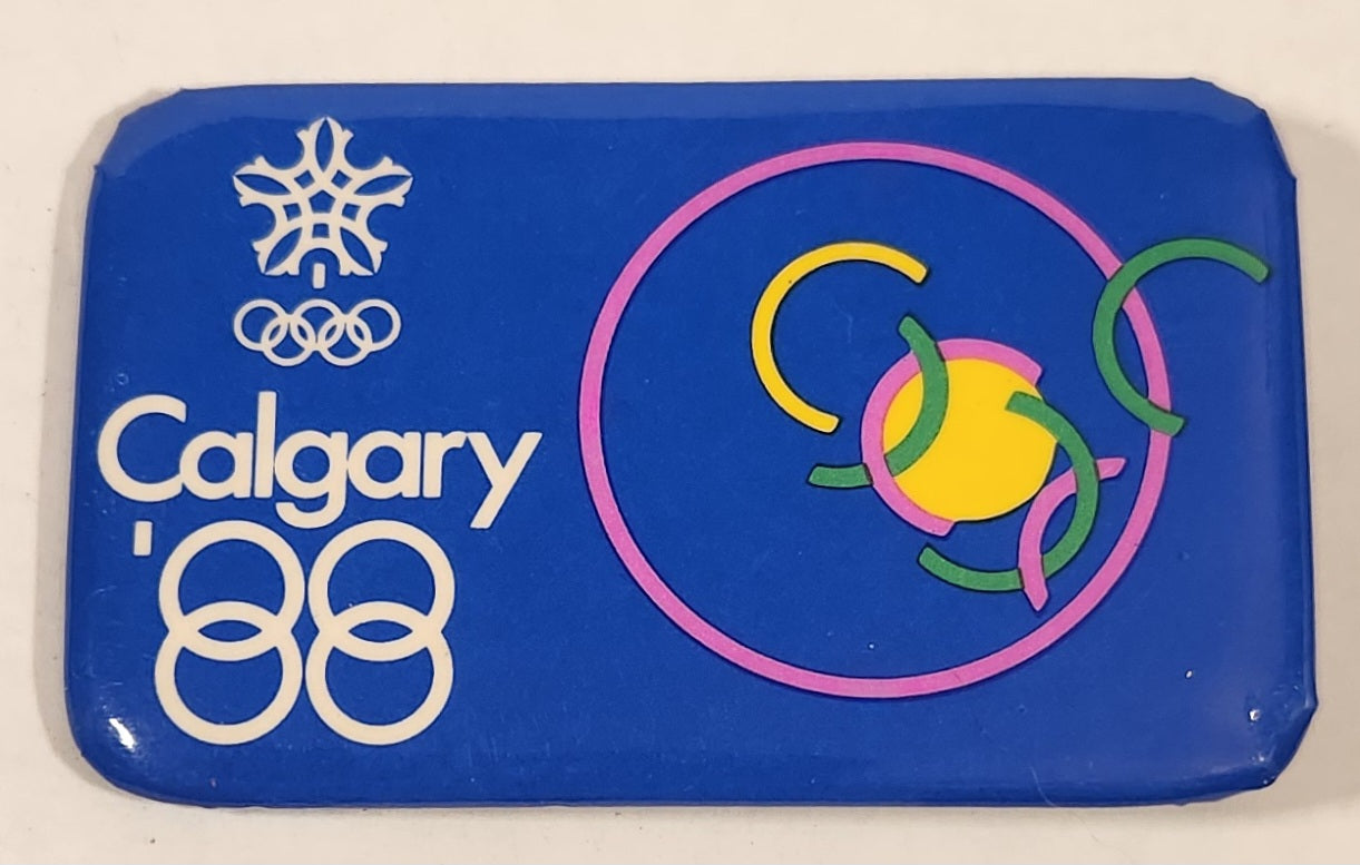 1988 Calgary Olympics 1 5/8" x 2 5/8" Pin