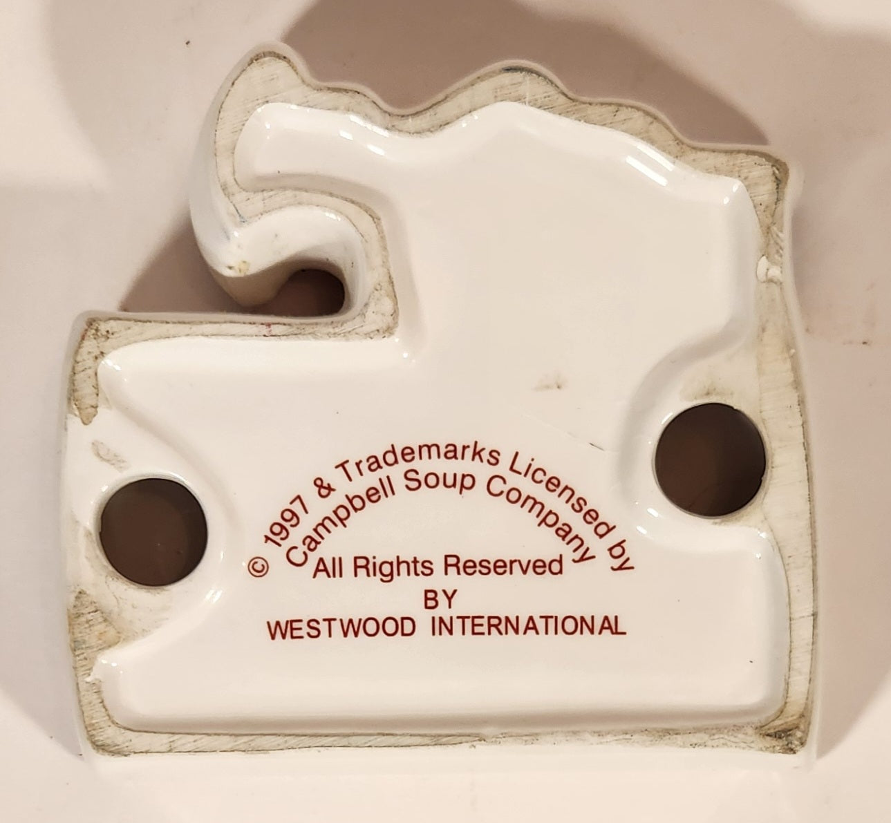 1997 Westwood International Campbell's Condensed Soup Ceramic Spoon Rest Wall Plaque 6