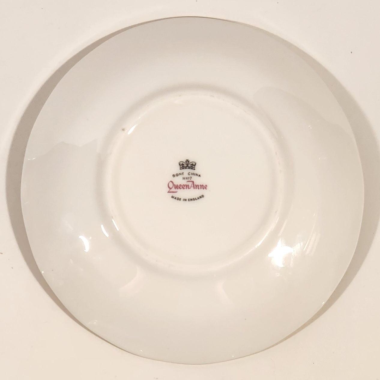 Vintage Queen Anne Roses Pink Flowers Tea Cup Saucer 3