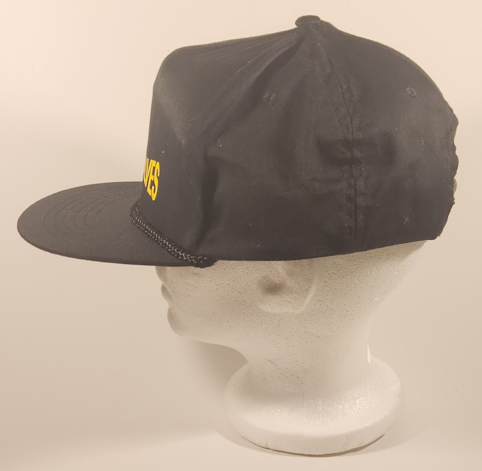 Vintage Warman Valves Black Snapback Trucker Cap Hat 3