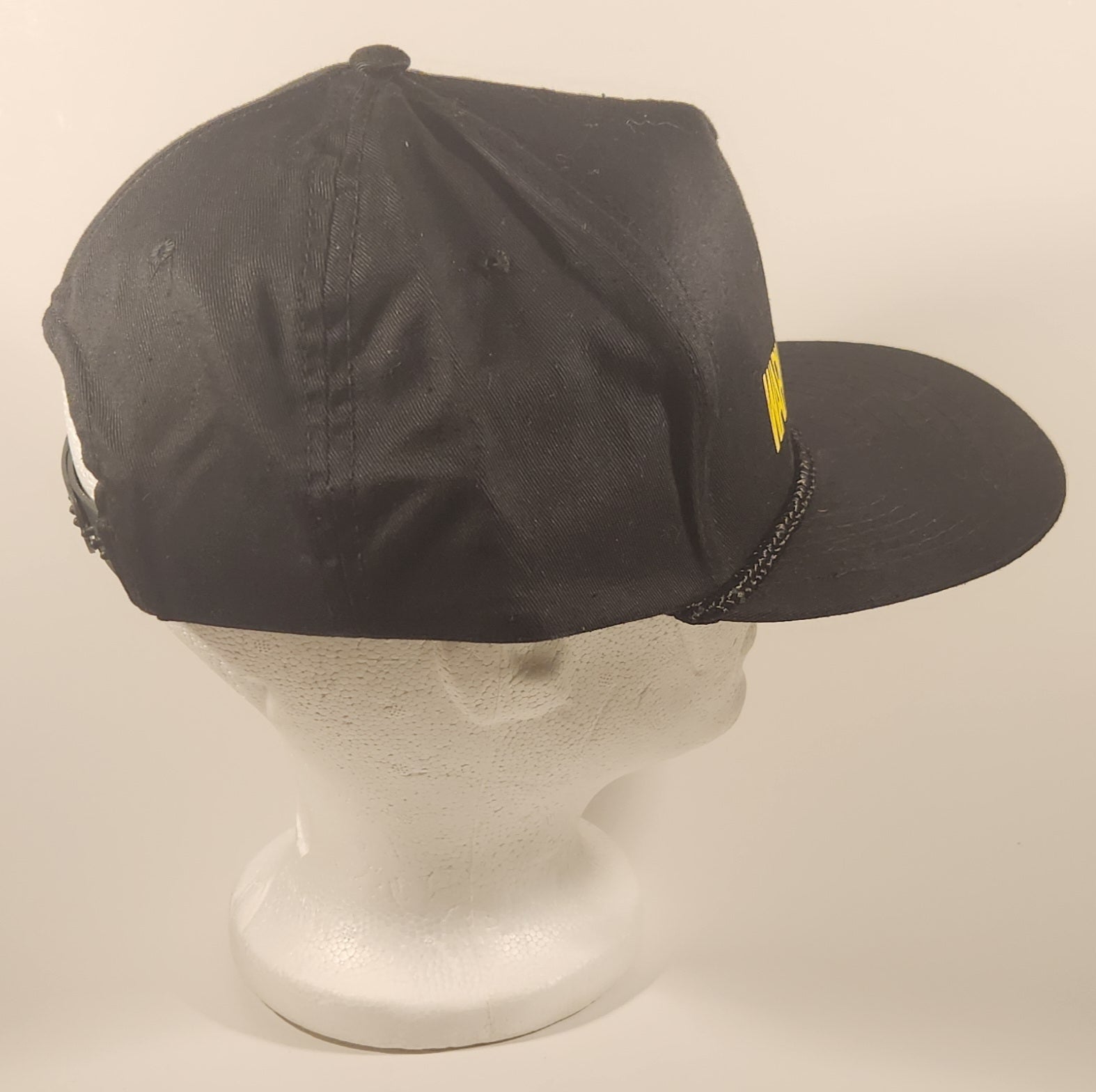 Vintage Warman Valves Black Snapback Trucker Cap Hat 5