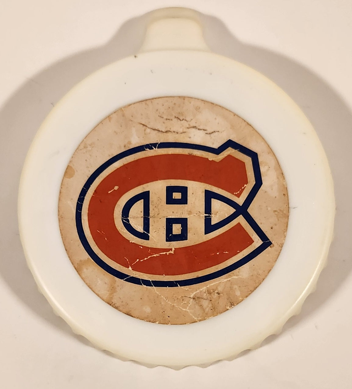 Vintage NHL Montreal Canadiens Logo Magnetic Bottle Cap Shaped Bottle Opener
