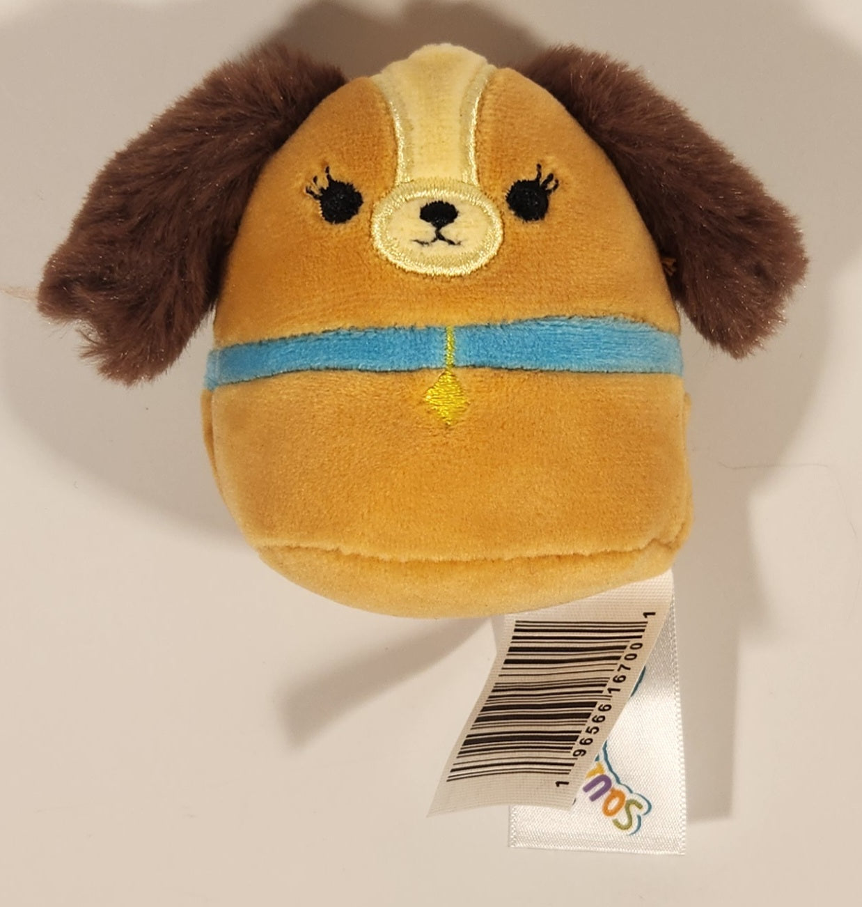 2023 Jazwares KellyToy Squishmallows Micromallow Disney Lady and The Tramp Lady Dog 2 1/2" Stuffed Plush Toy