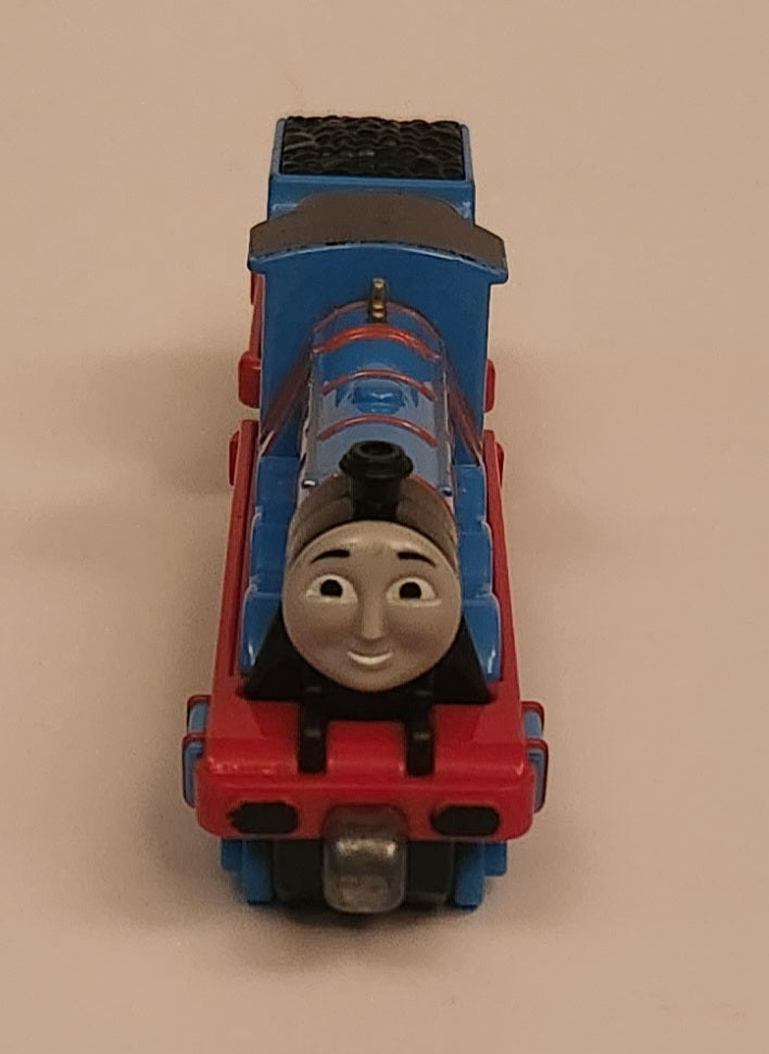 2012 Mattel Gullane Thomas The Train & Friends #4 Gordon with Coal Car Blue Magnetic Die Cast Toy Vehicle Set R9036 3