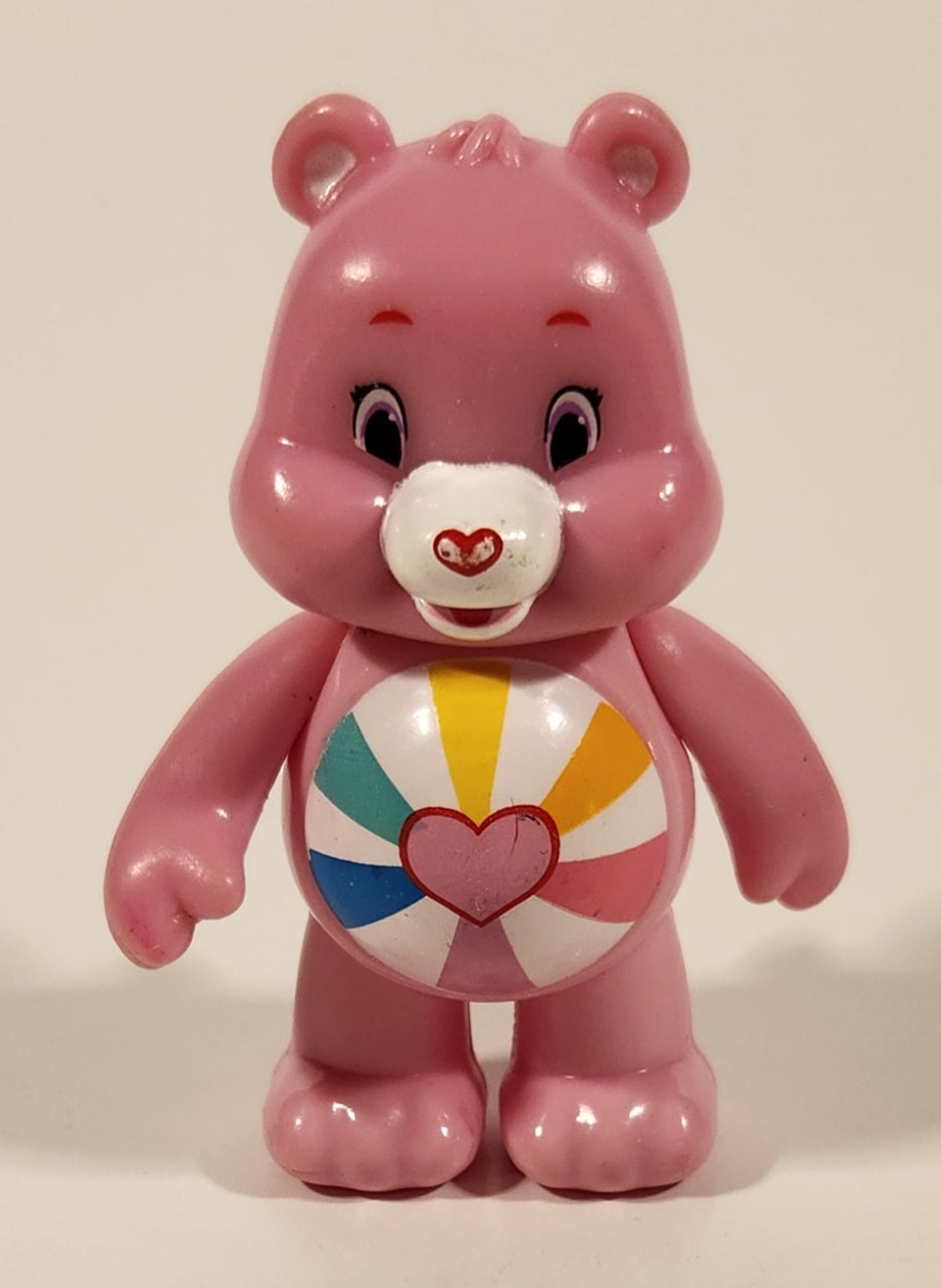 JP Just Play TCFC The Care Bears Pink Heart Hopeful Heart Bear Pink 3" Toy Figure