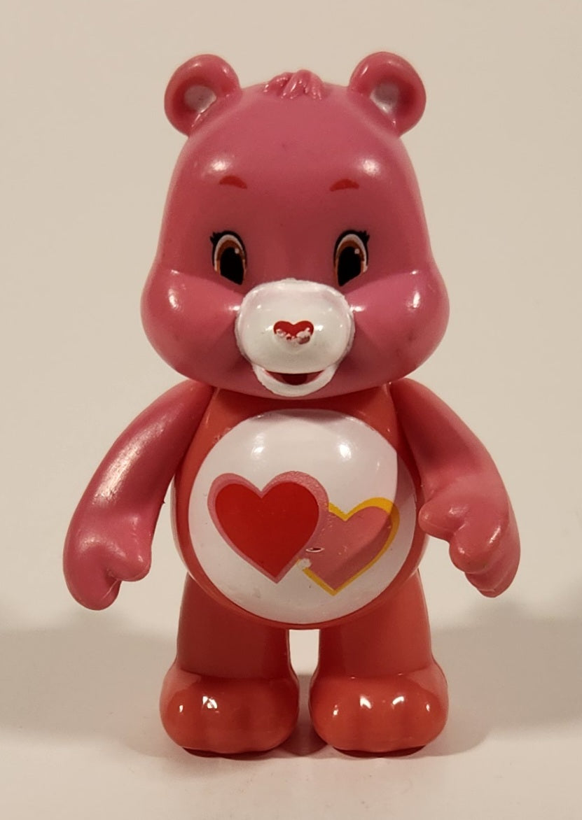 JP Just Play TCFC The Care Bears Love-A-Lot Bear Pink 3" Toy Figure